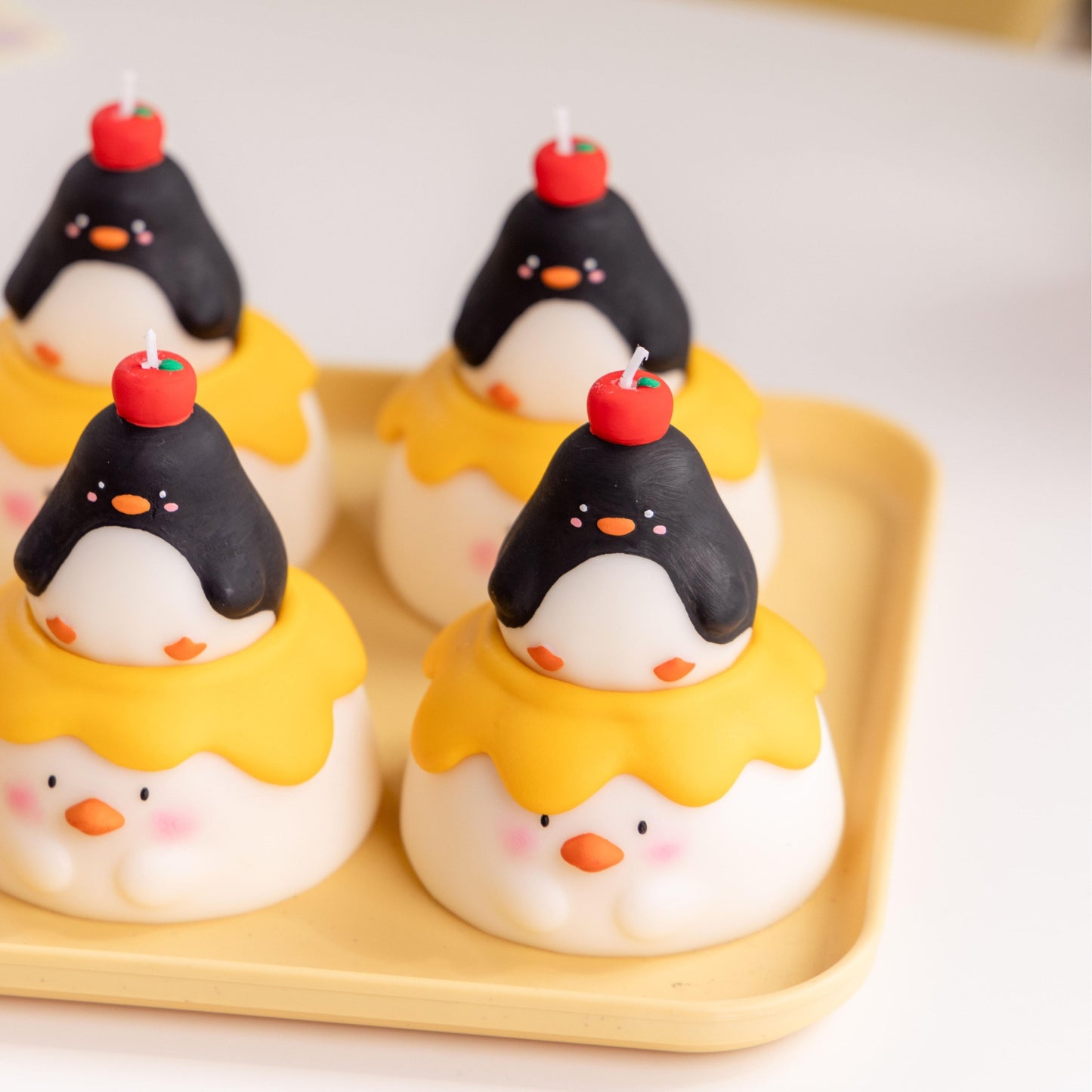Handmade Penguin Pudding Scented Candle