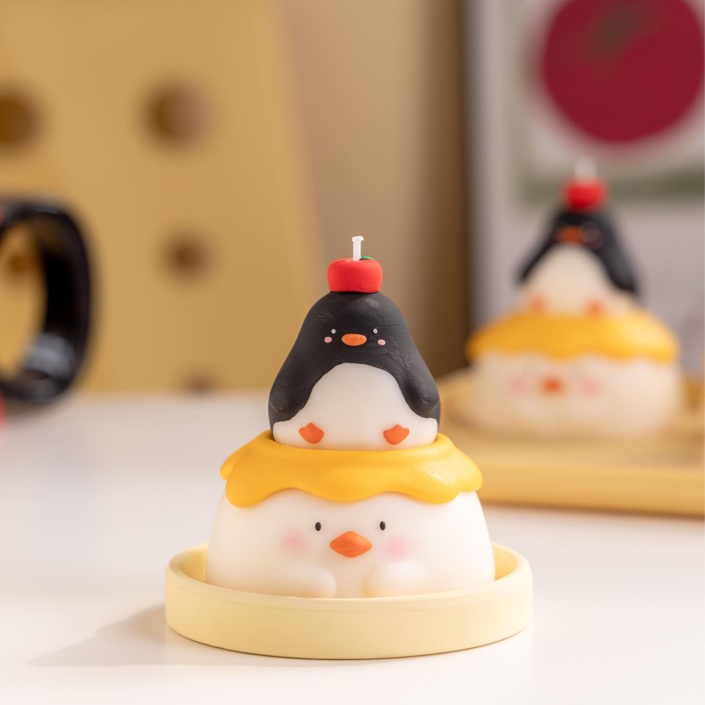 Handmade Penguin Pudding Scented Candle