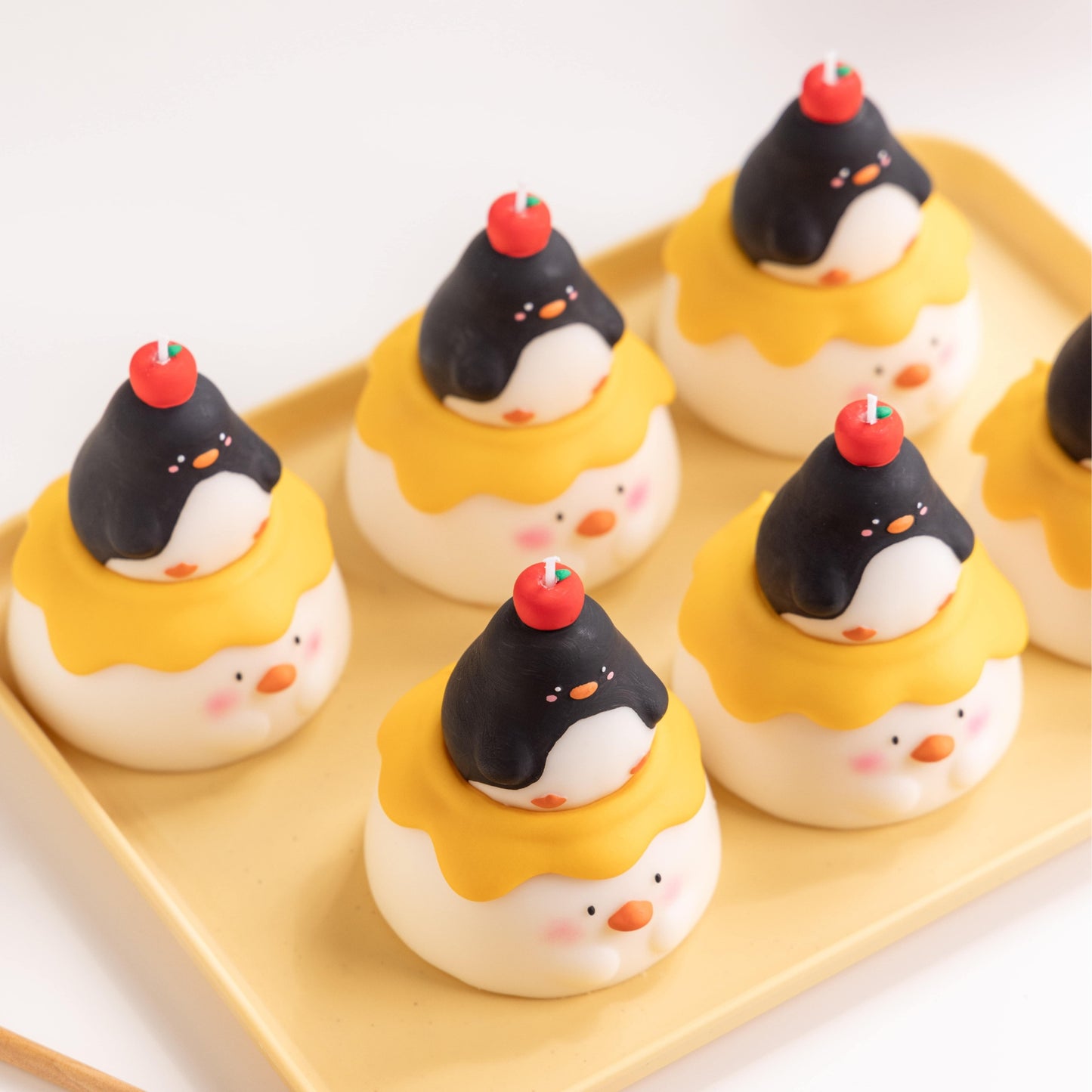 Handmade Penguin Pudding Scented Candle