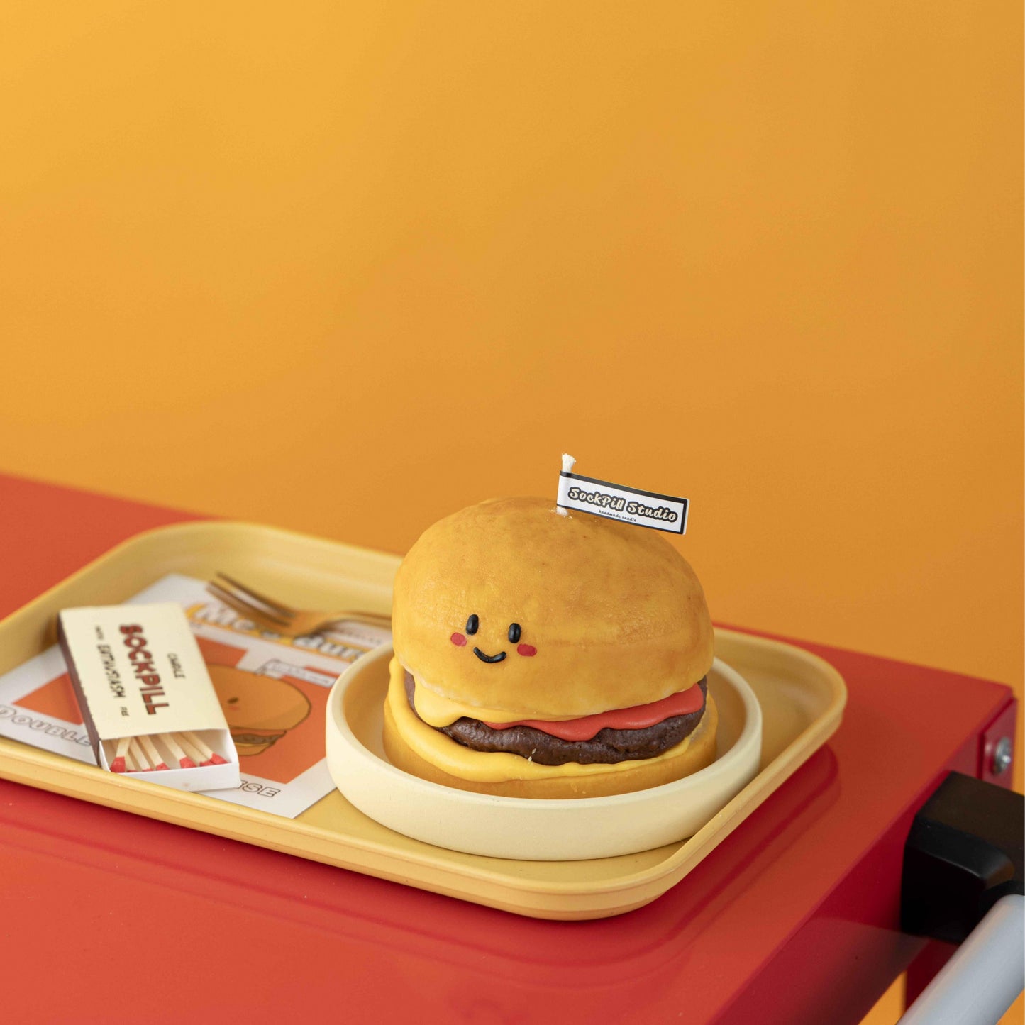 Handmade Cheeseburger Scented Candle