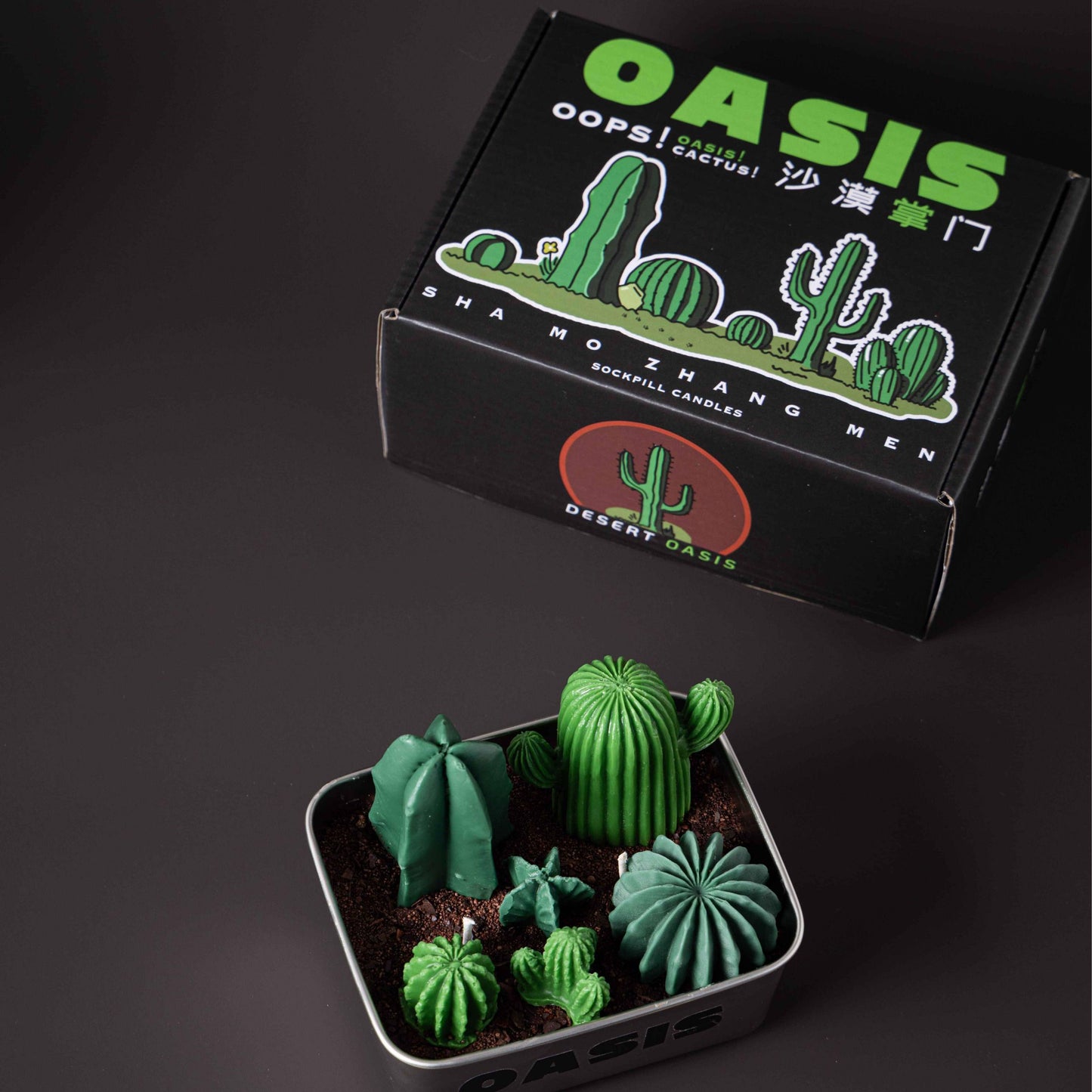 Handmade Catus Scented Candle