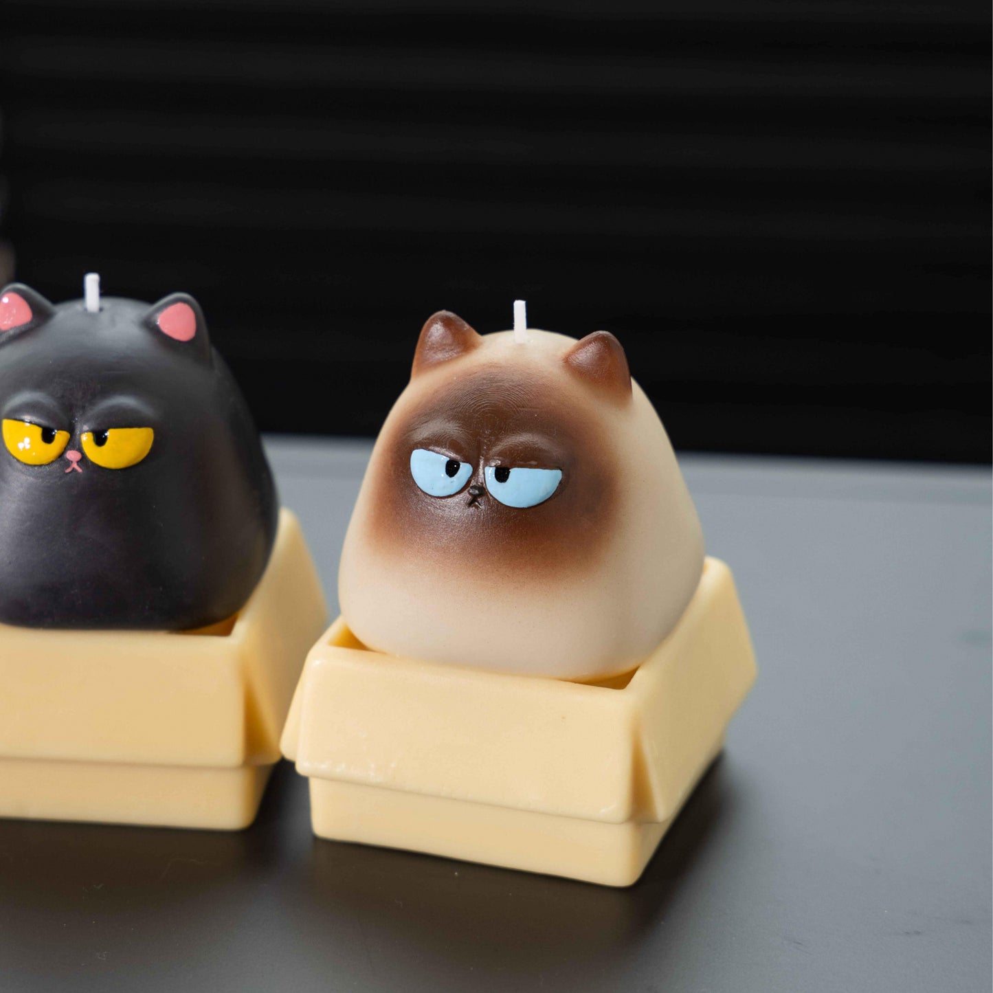 Handmade Piggy Kitten Candle