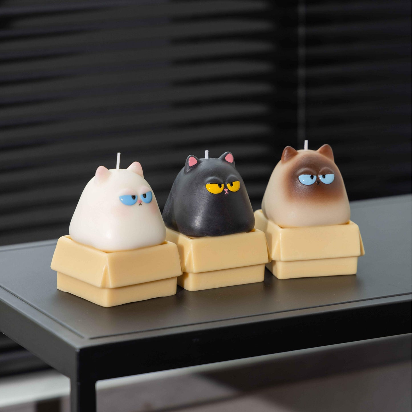 Handmade Piggy Kitten Candle