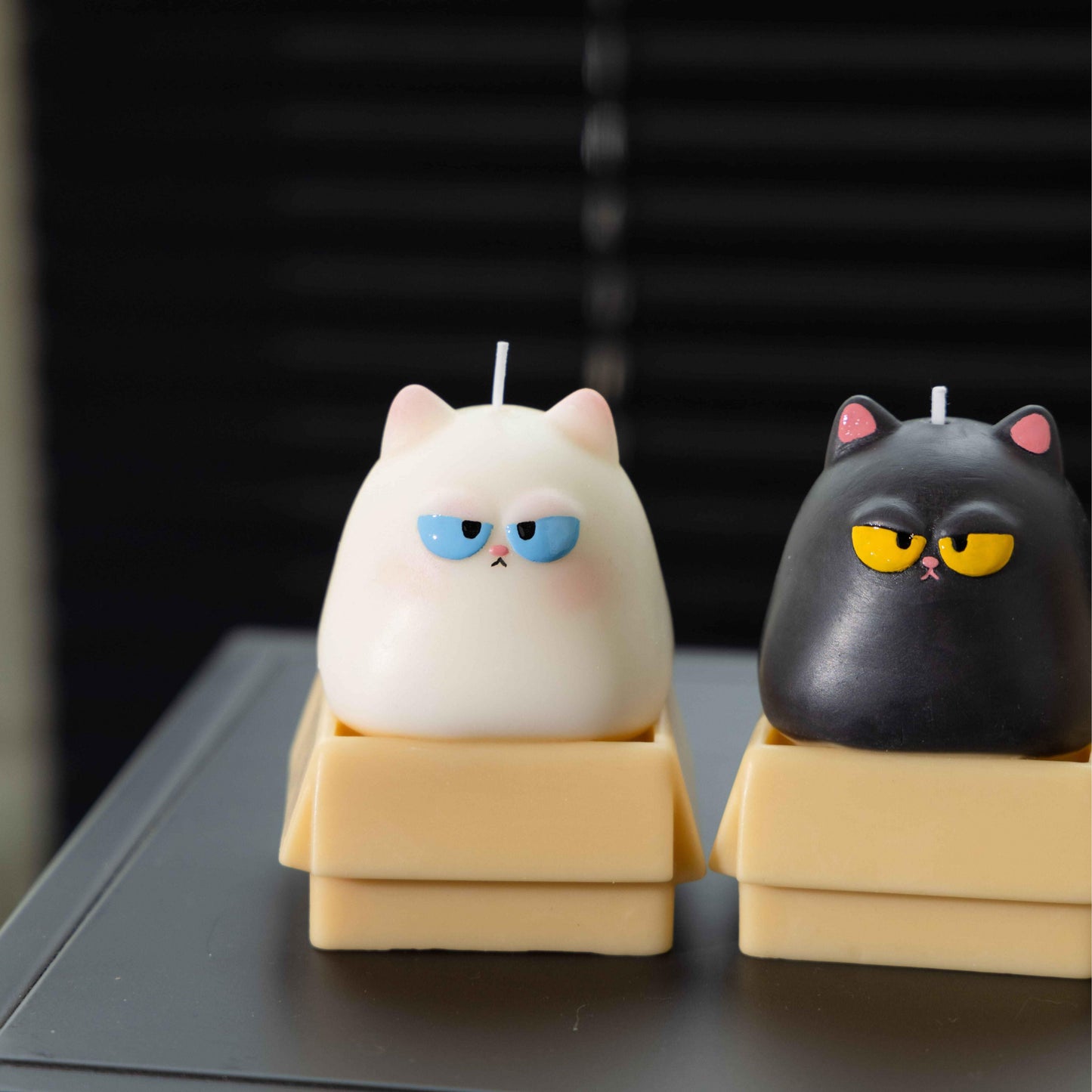 Handmade Piggy Kitten Candle