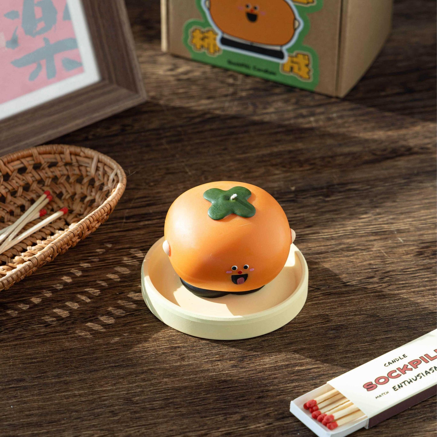 Handmade persimmon Scented Candle