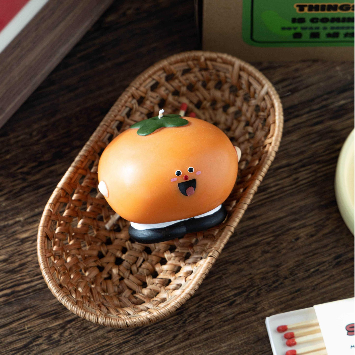 Handmade persimmon Scented Candle