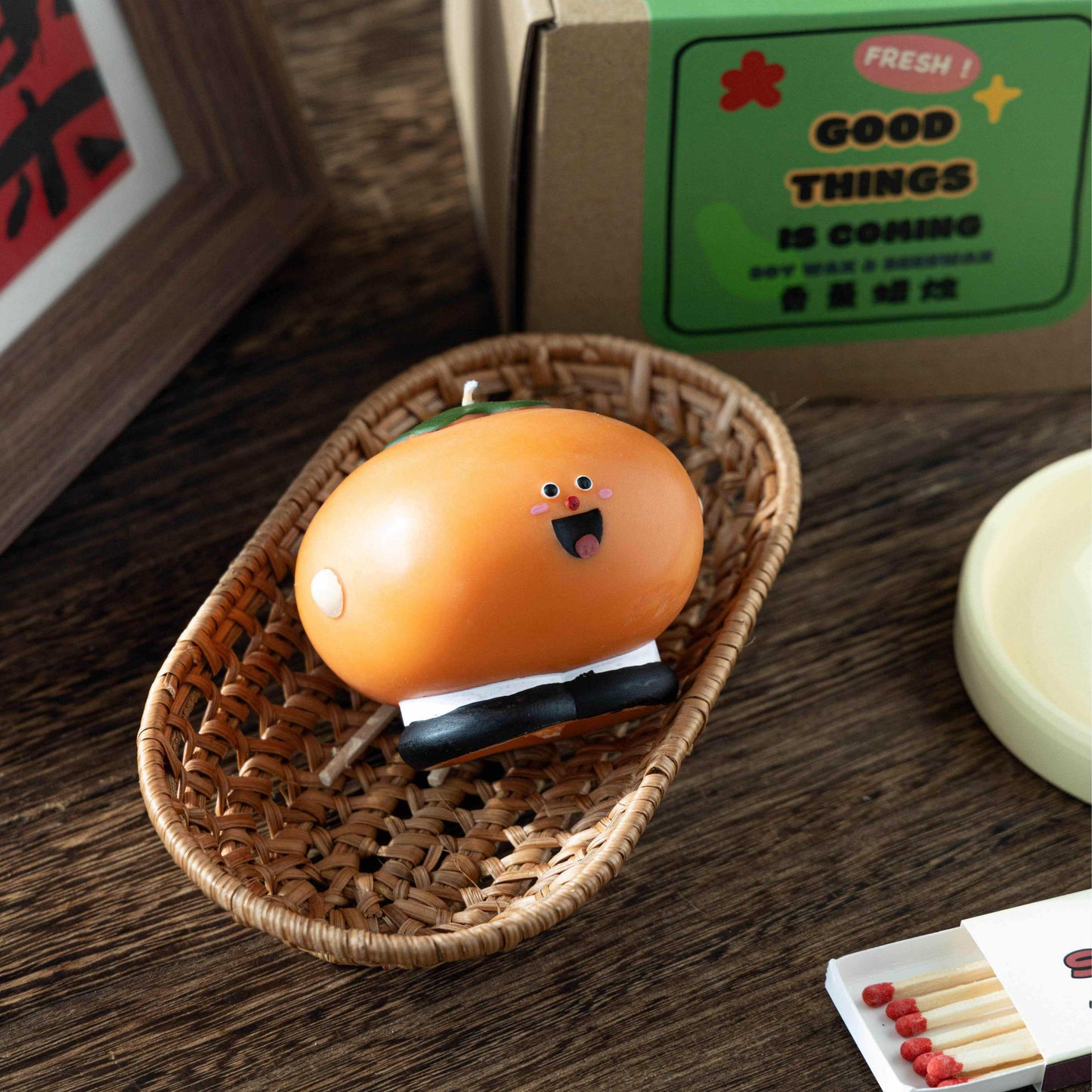 Handmade persimmon Scented Candle