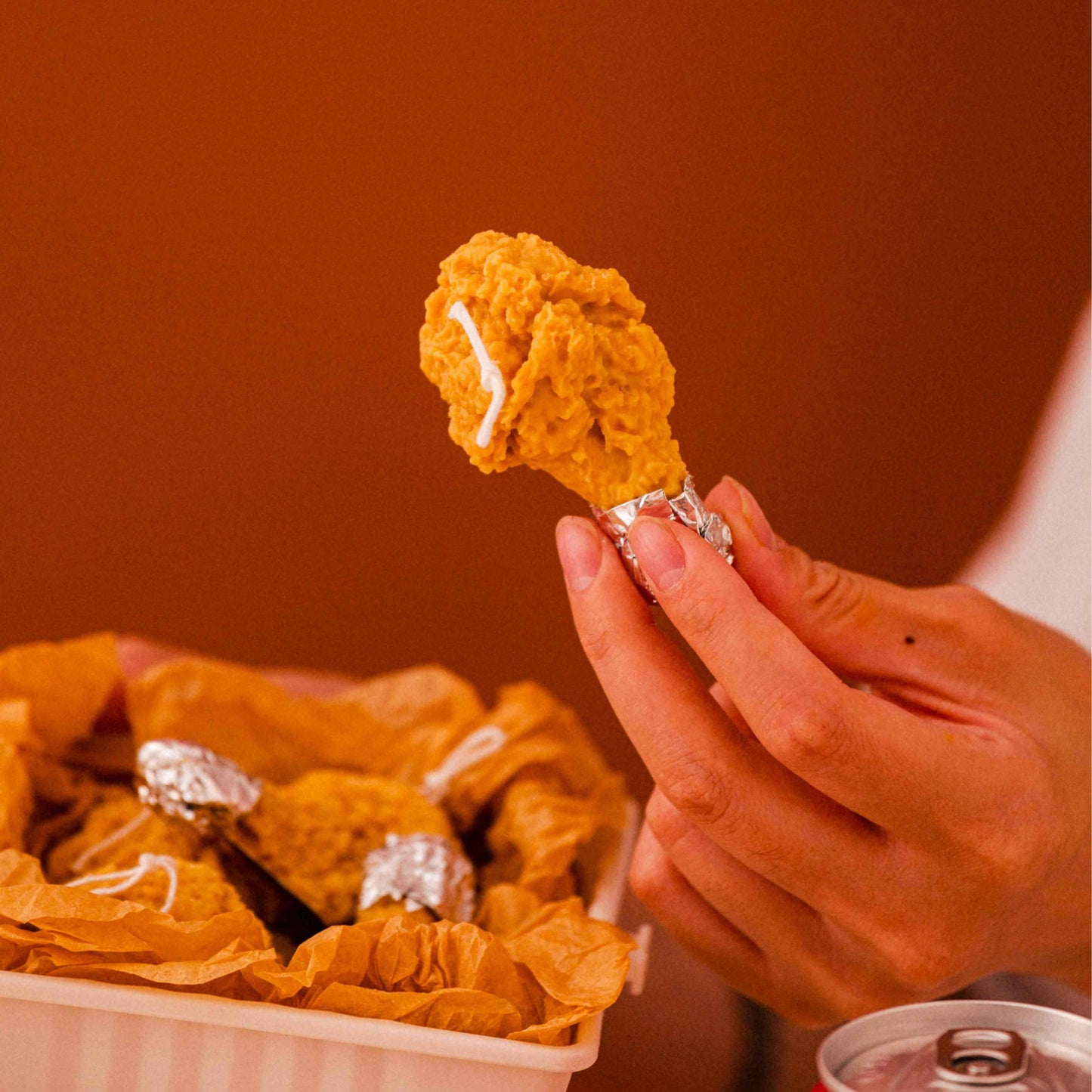 Handmade Fried Chicken Scented Candle