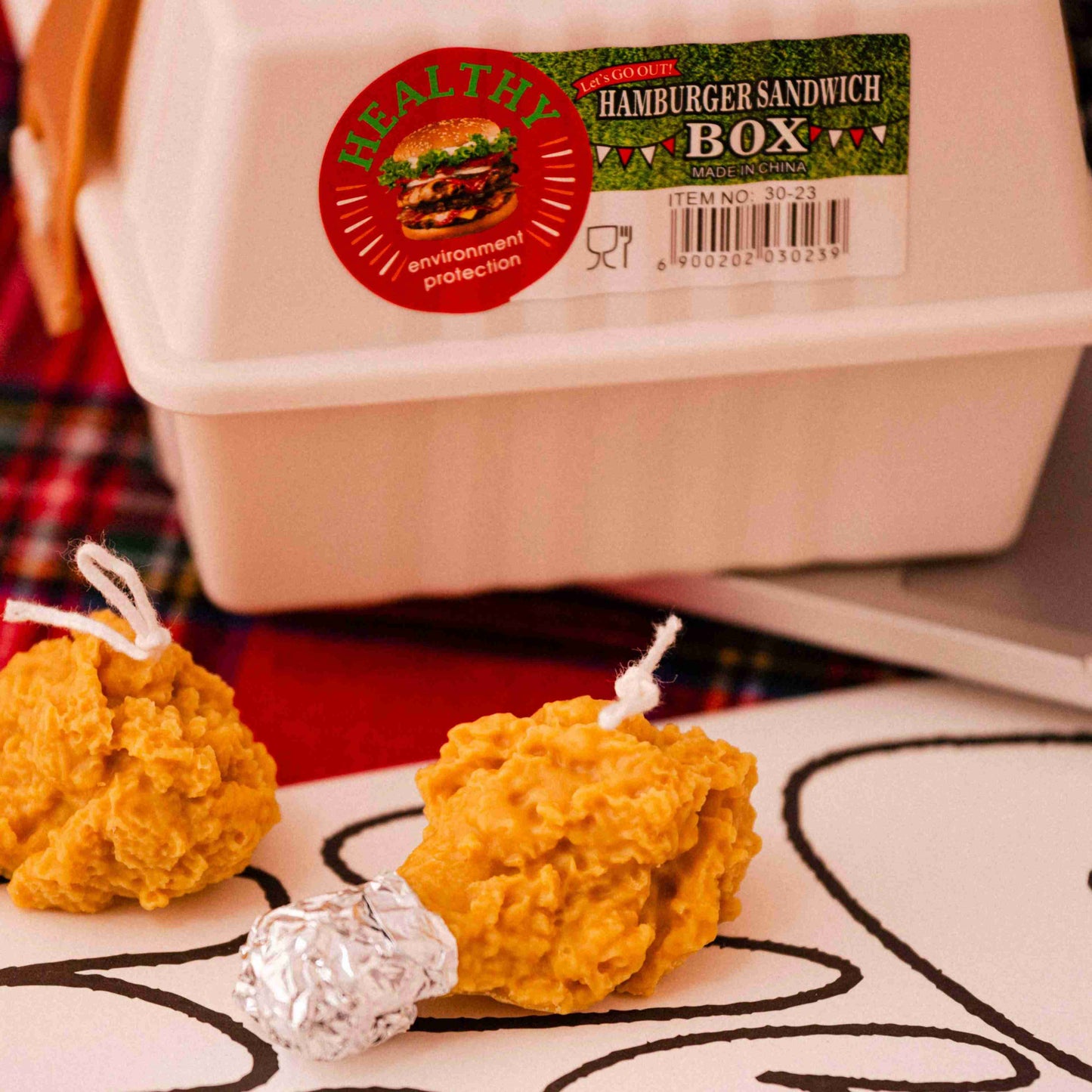 Handmade Fried Chicken Scented Candle