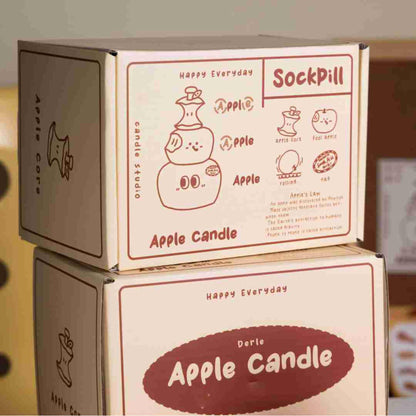 Handmade Stacking Apple Scented Candle