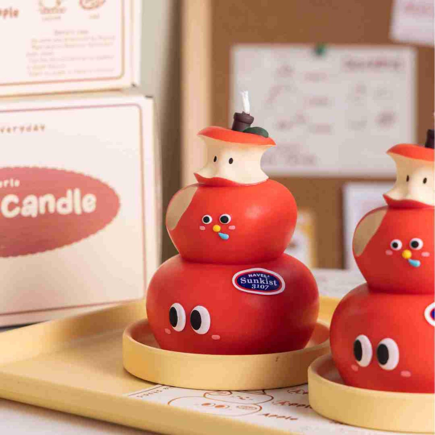 Handmade Stacking Apple Scented Candle
