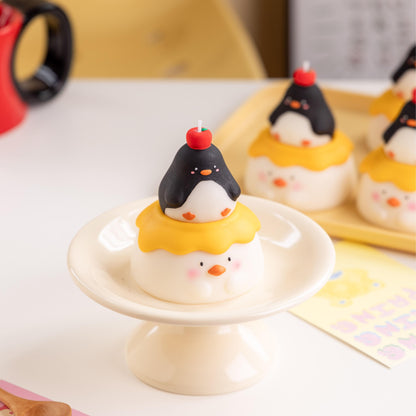 Handmade Penguin Pudding Scented Candle