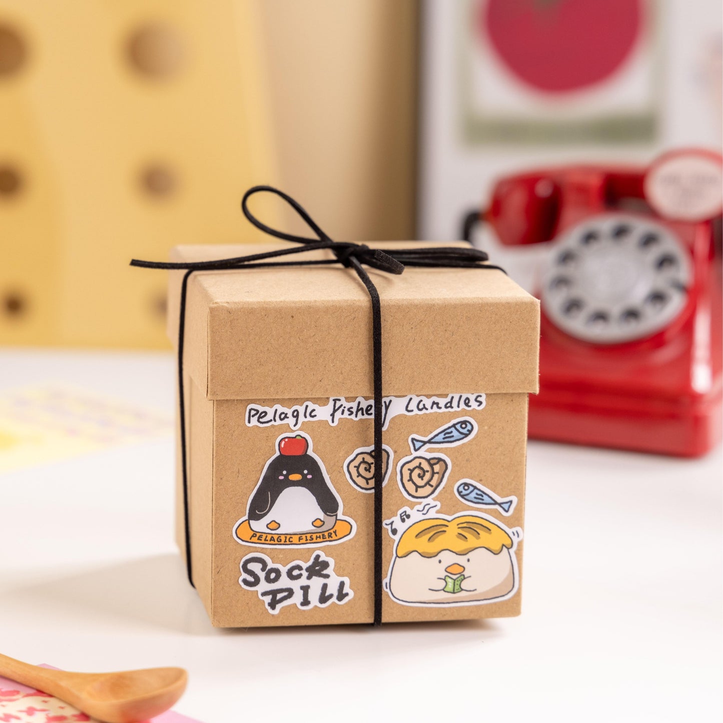 Handmade Penguin Pudding Scented Candle