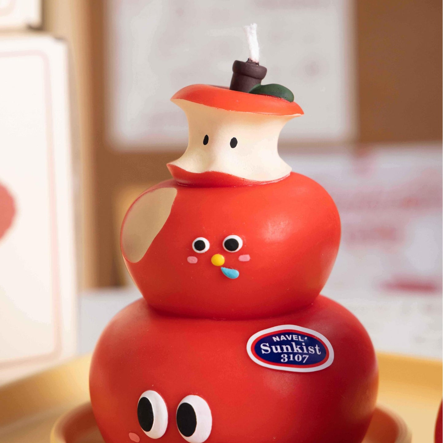 Handmade Stacking Apple Scented Candle
