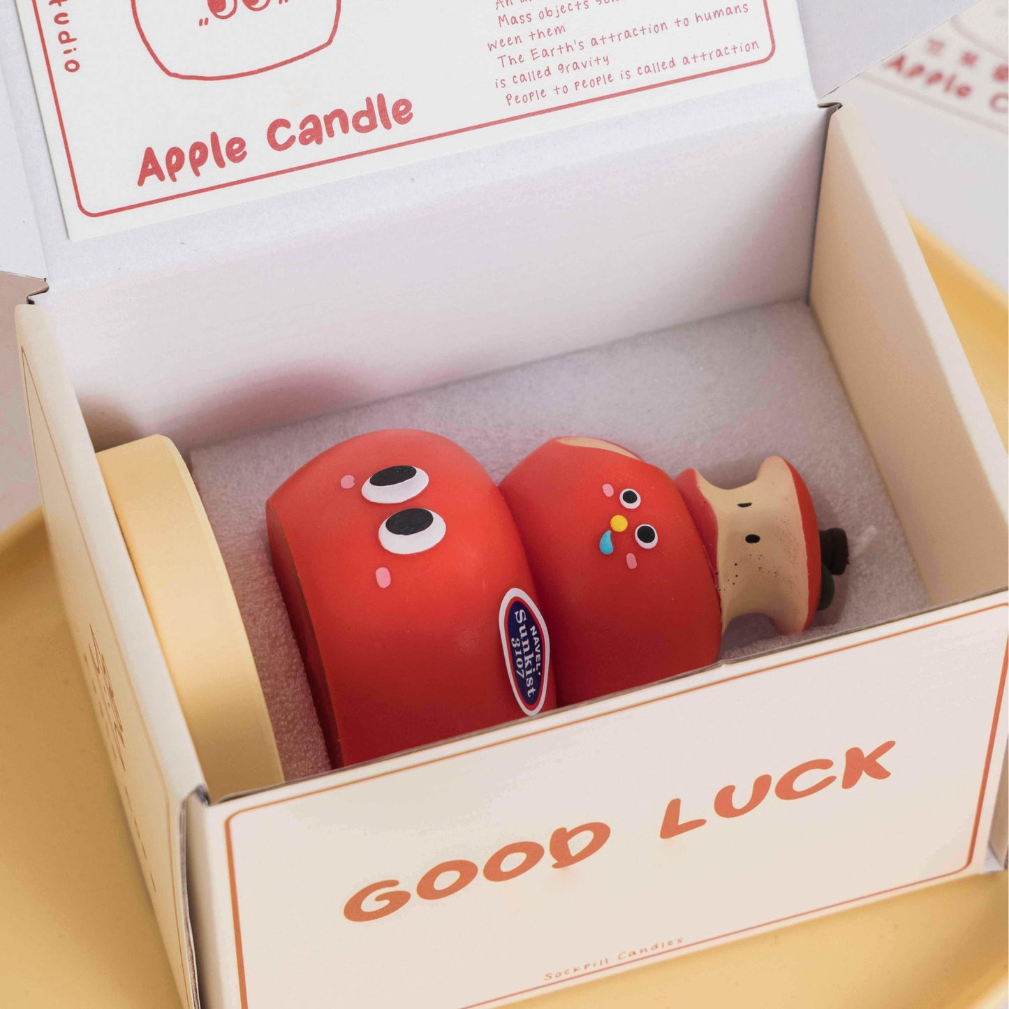 Handmade Stacking Apple Scented Candle