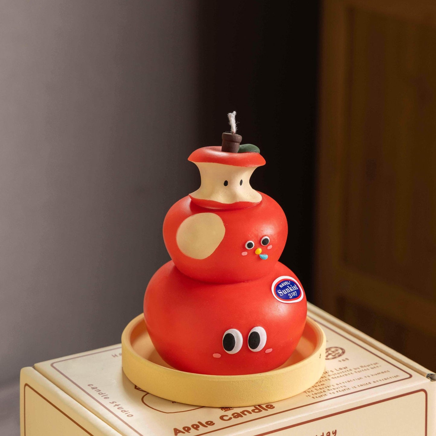 Handmade Stacking Apple Scented Candle