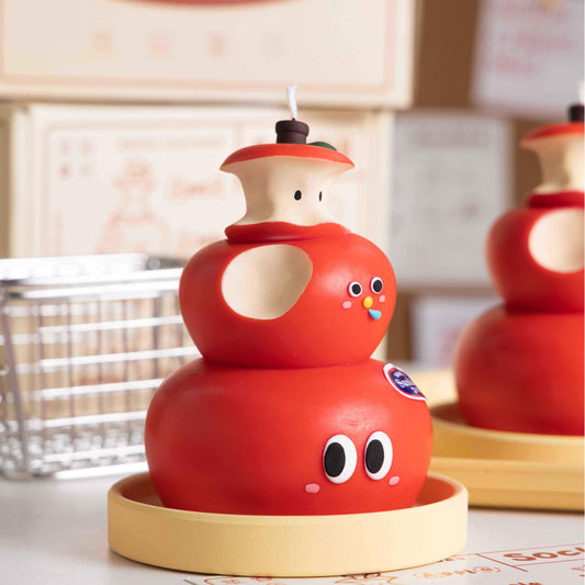Handmade Stacking Apple Scented Candle