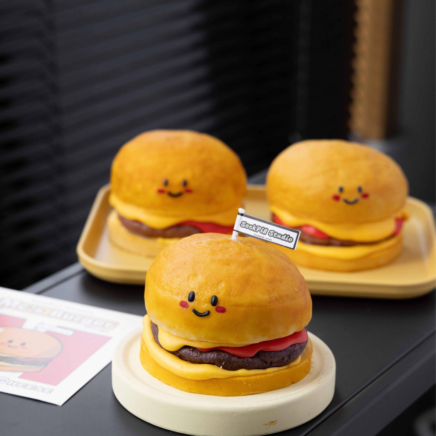 Handmade Cheeseburger Scented Candle