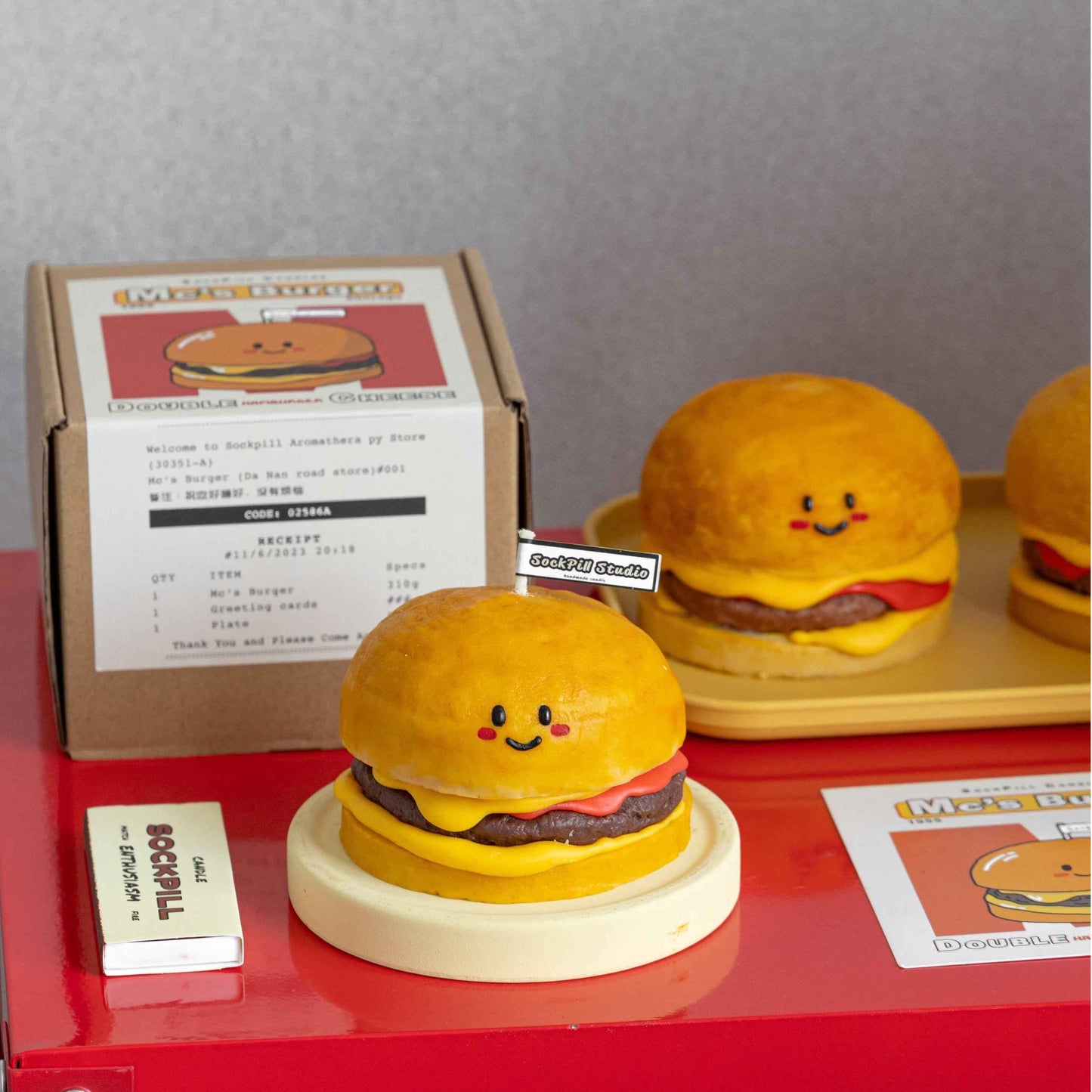 Handmade Cheeseburger Scented Candle