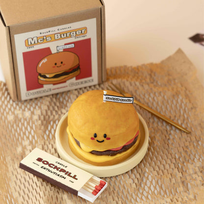 Handmade Cheeseburger Scented Candle