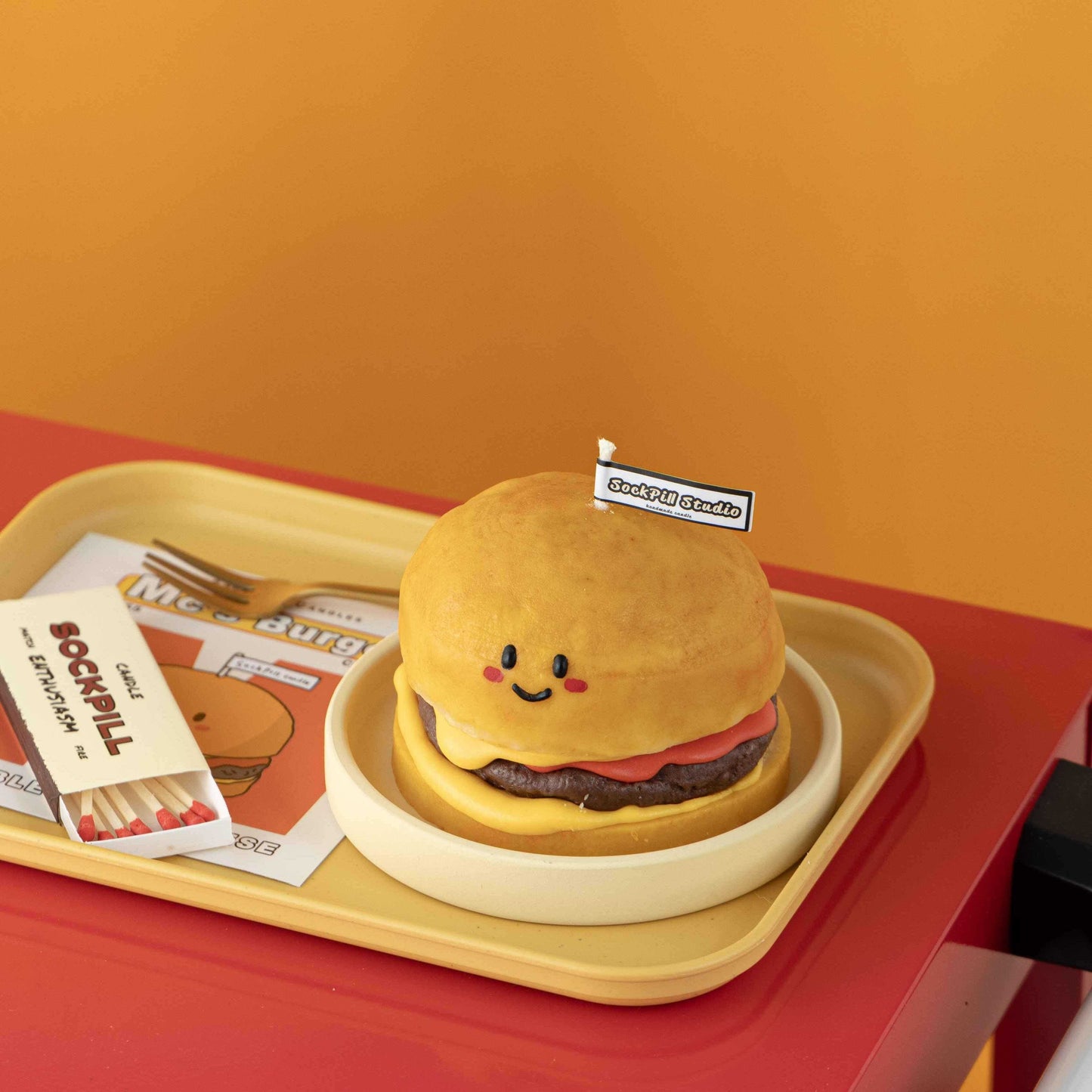 Handmade Cheeseburger Scented Candle