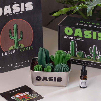 Handmade Catus Scented Candle