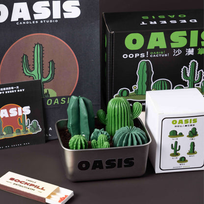 Handmade Catus Scented Candle