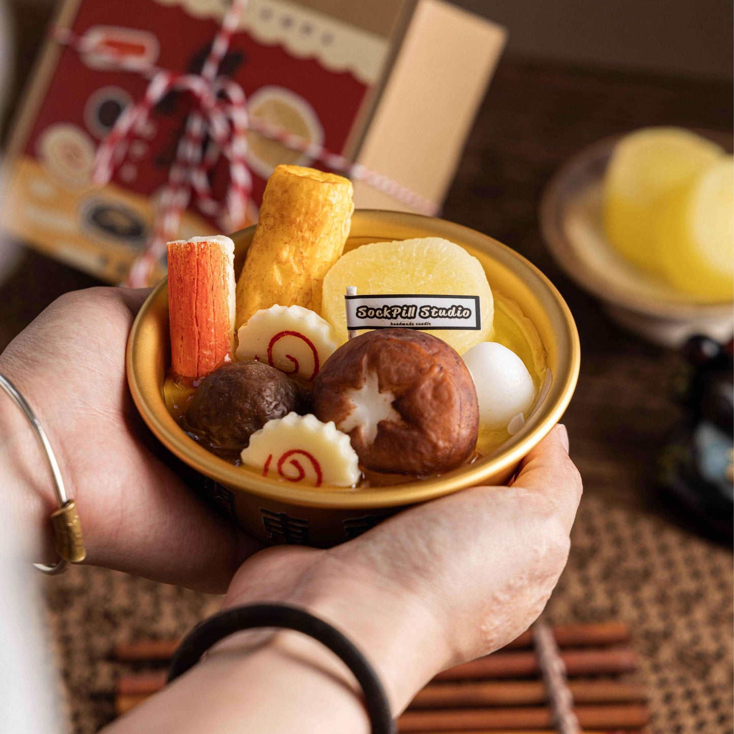 Handmade Oden Food Candle