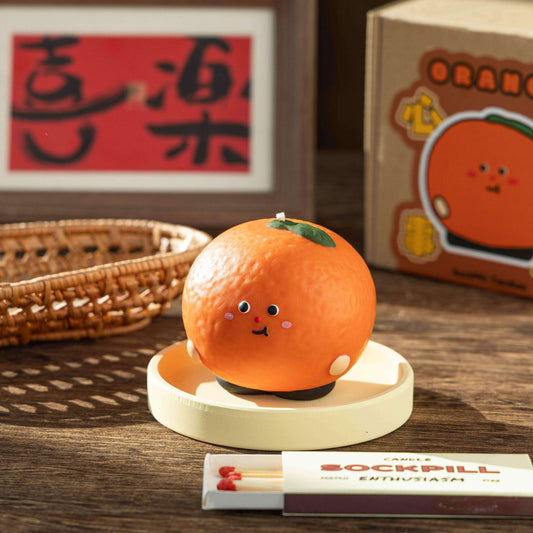 Handmade Orange Scented Candle