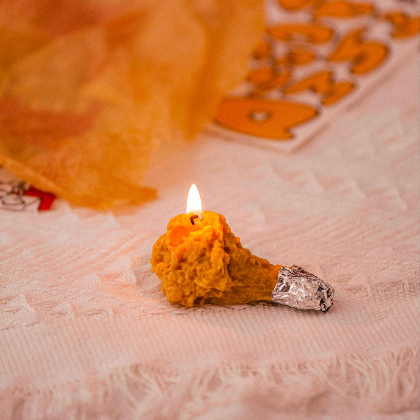 Handmade Fried Chicken Scented Candle
