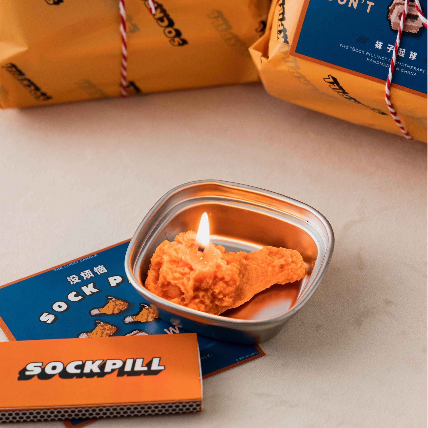Handmade Fried Chicken Scented Candle
